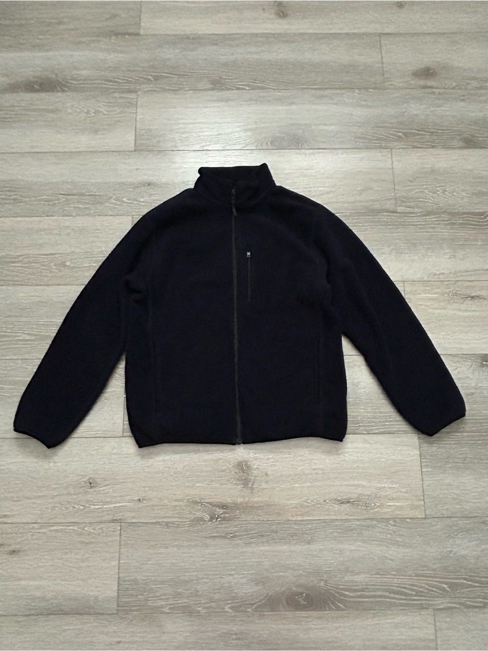 Uniqlo Kid Black Full-Zip Knit Jacket Size 13
